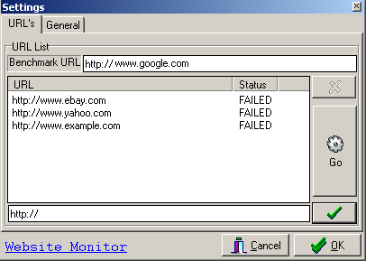 enter urls